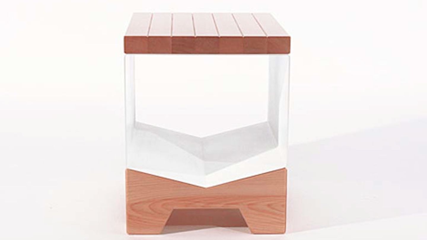 Hocker mit praktischem Fach - [SCHÖNER WOHNEN]