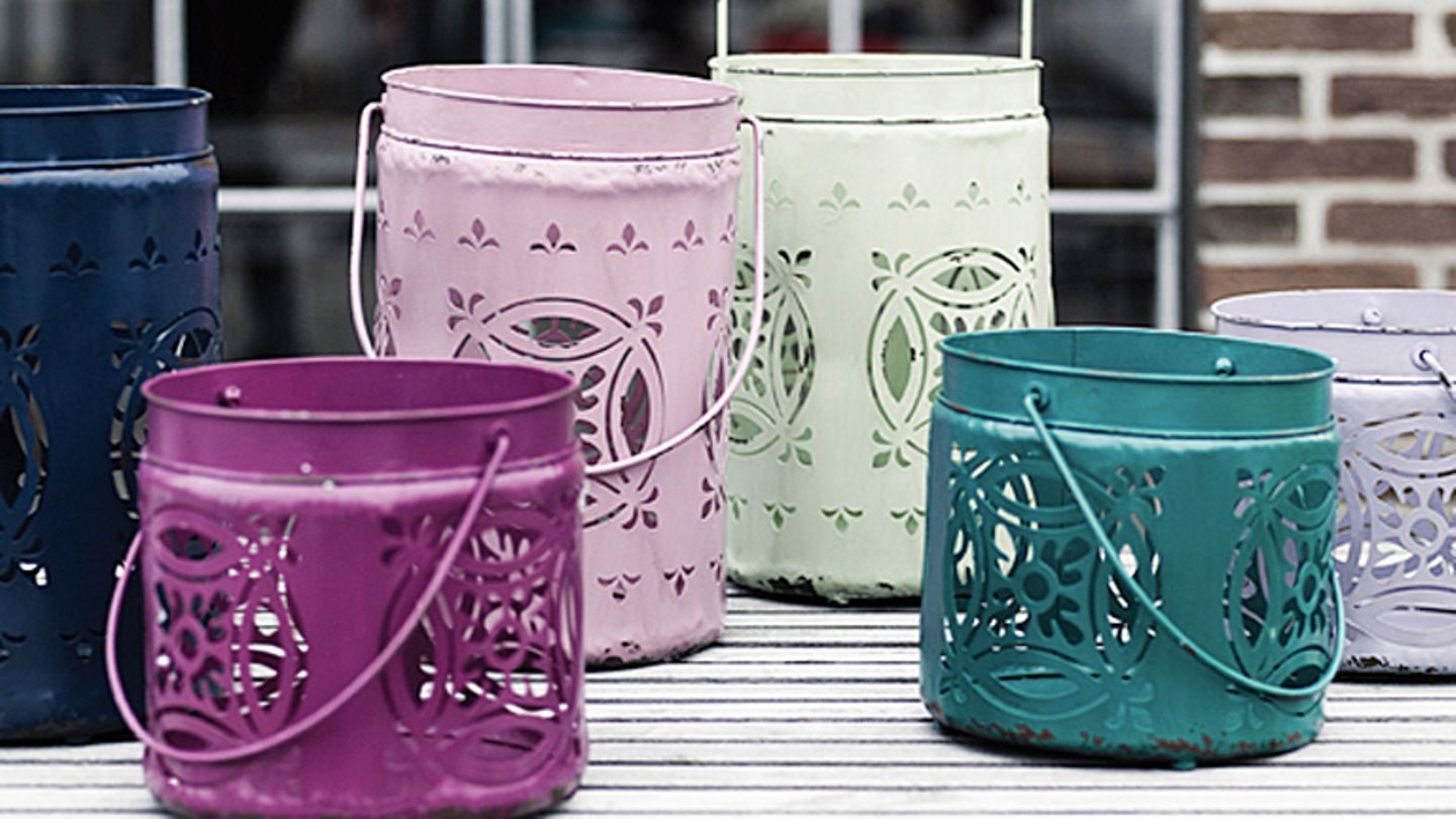 Große Windlichter von Nordal [SCHÖNER WOHNEN]