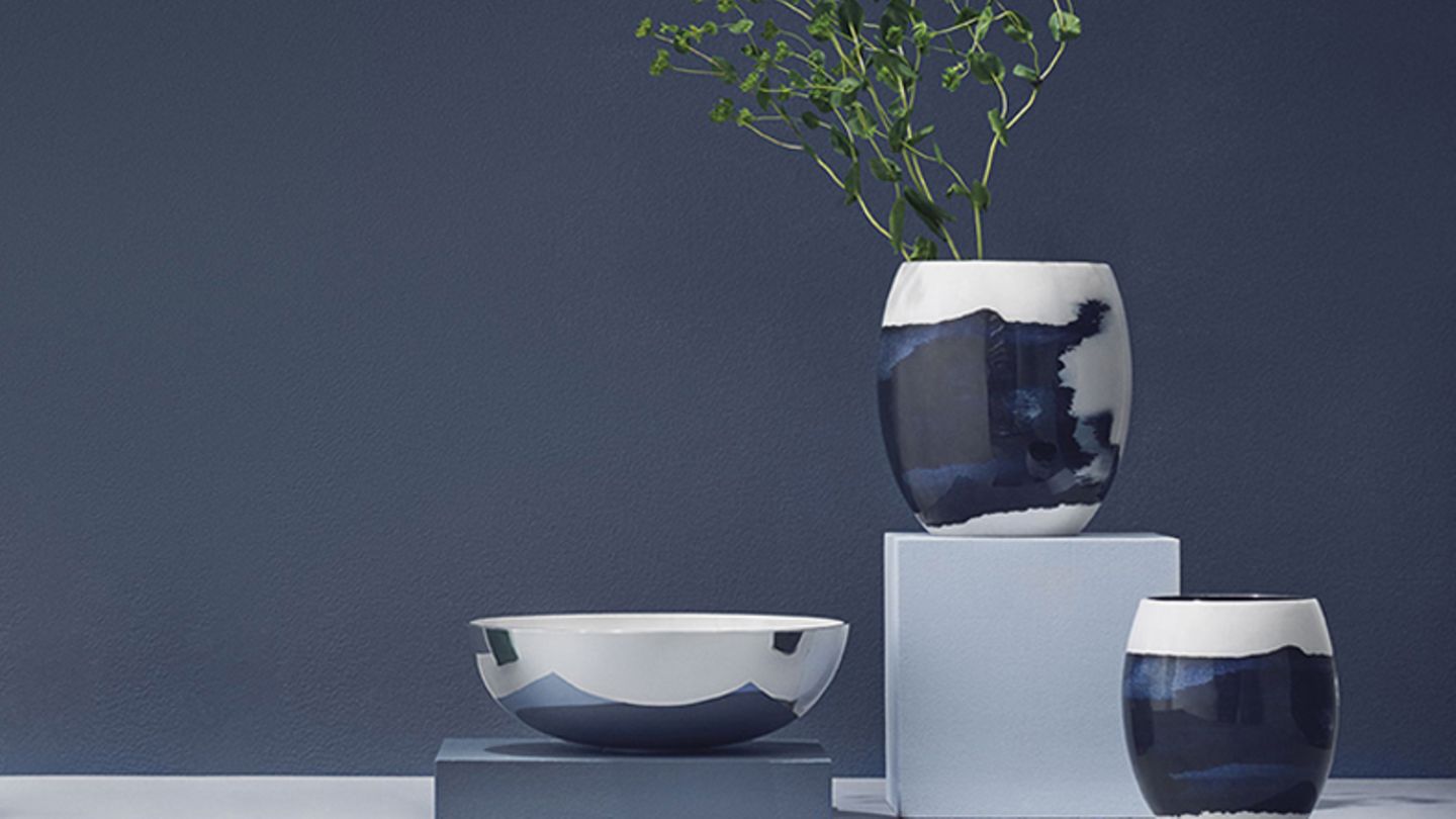 Stelton Stockholm Horizon Vase Medium 21,7 cm - émail / aluminium
