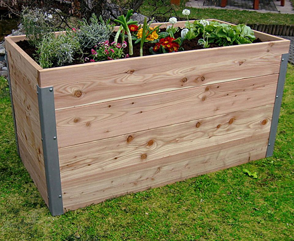 Hochbeet aus Lärchenholz von Beckmann - Bild 24 - [SCHÖNER WOHNEN]