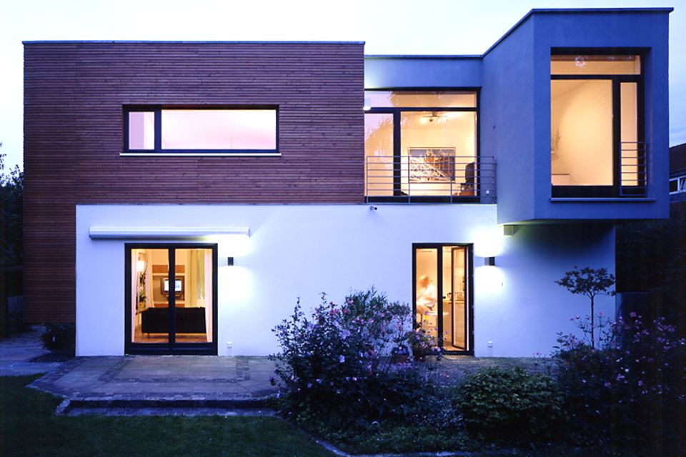 Eine Etage aufgestockt