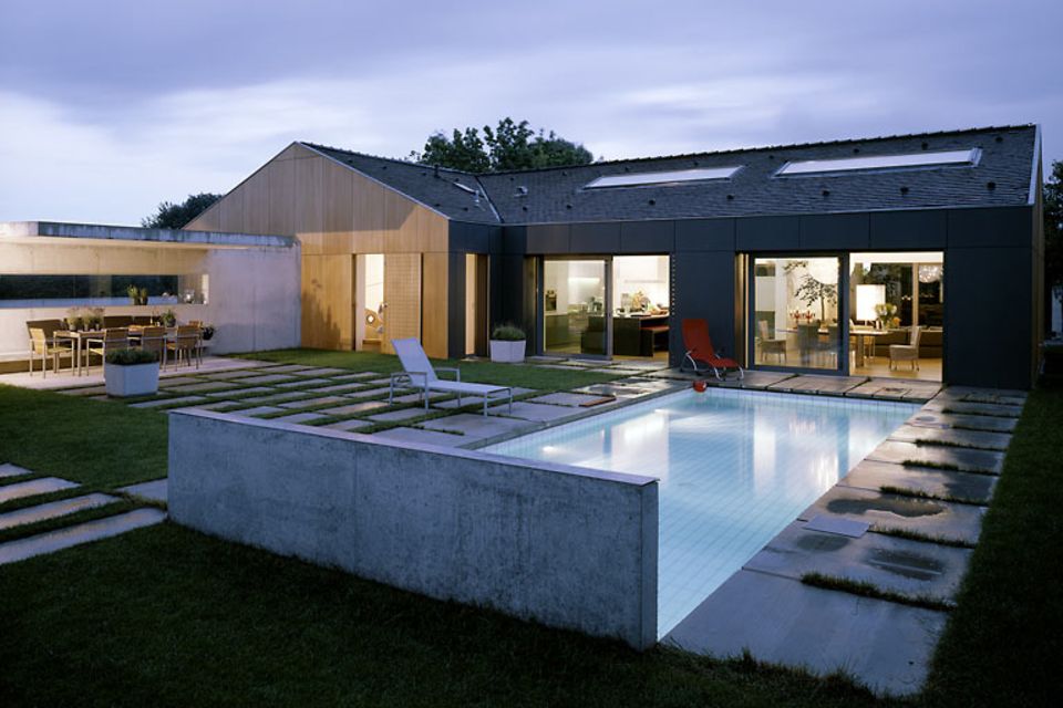 Ein Einfamilienhaus modern umgebaut