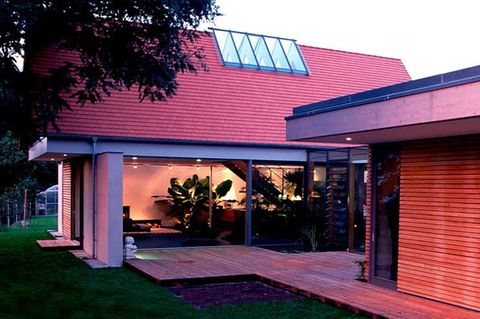 Haus mit viel Licht für Pflanzen