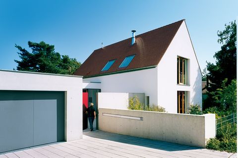 Klar gegliedertes Einfamilienhaus