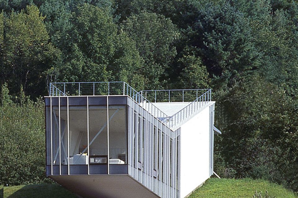 Ferienhäuser: Wochenendhaus aus Glas und Aluminium