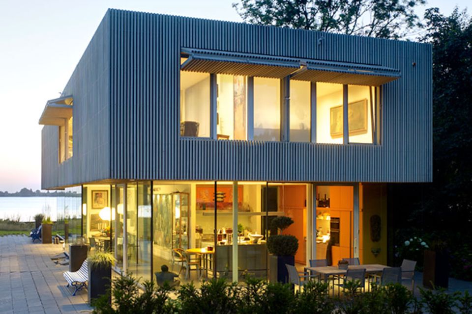 Eine Villa als Rahmen für die Kunst