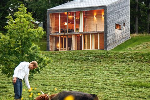 Architektenhäuser: Modernes Ferienhaus aus Holz