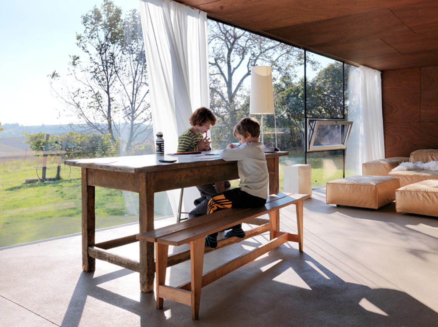 Großer Wohnraum mit Ausblick