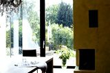 Esszimmer mit Panoramafenstern