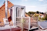 Dachterrasse auf dem Anbau