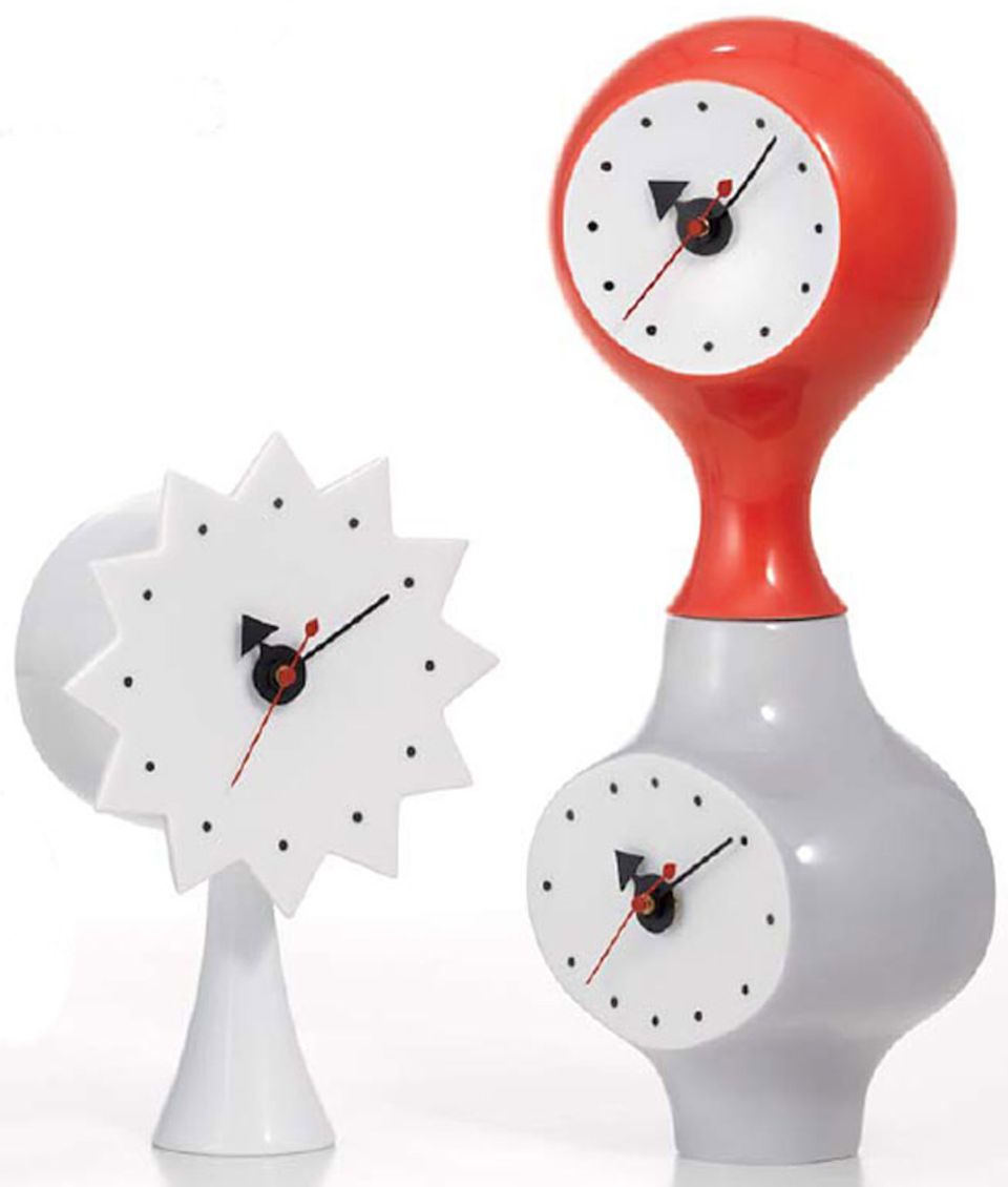 "Ceramic Clocks" von Nelson im Vitra Design Museum "Ceramic Clocks" von Nelson im Vitra Design Museum