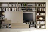 TV- und Bibliotheksystem "Mega-Design" von Hülsta
