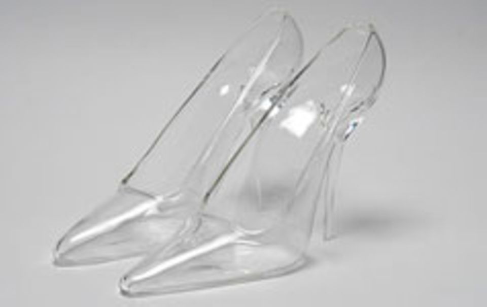 Schuhe aus Glas bei "Maison Martin Margiela"