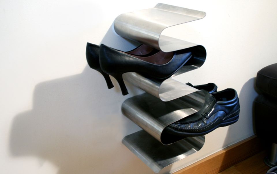 Schuhregal zum Klemmen