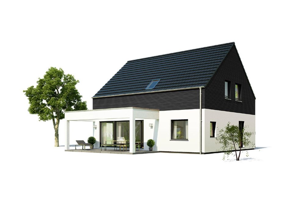 Ein Haus - 4 Varianten
