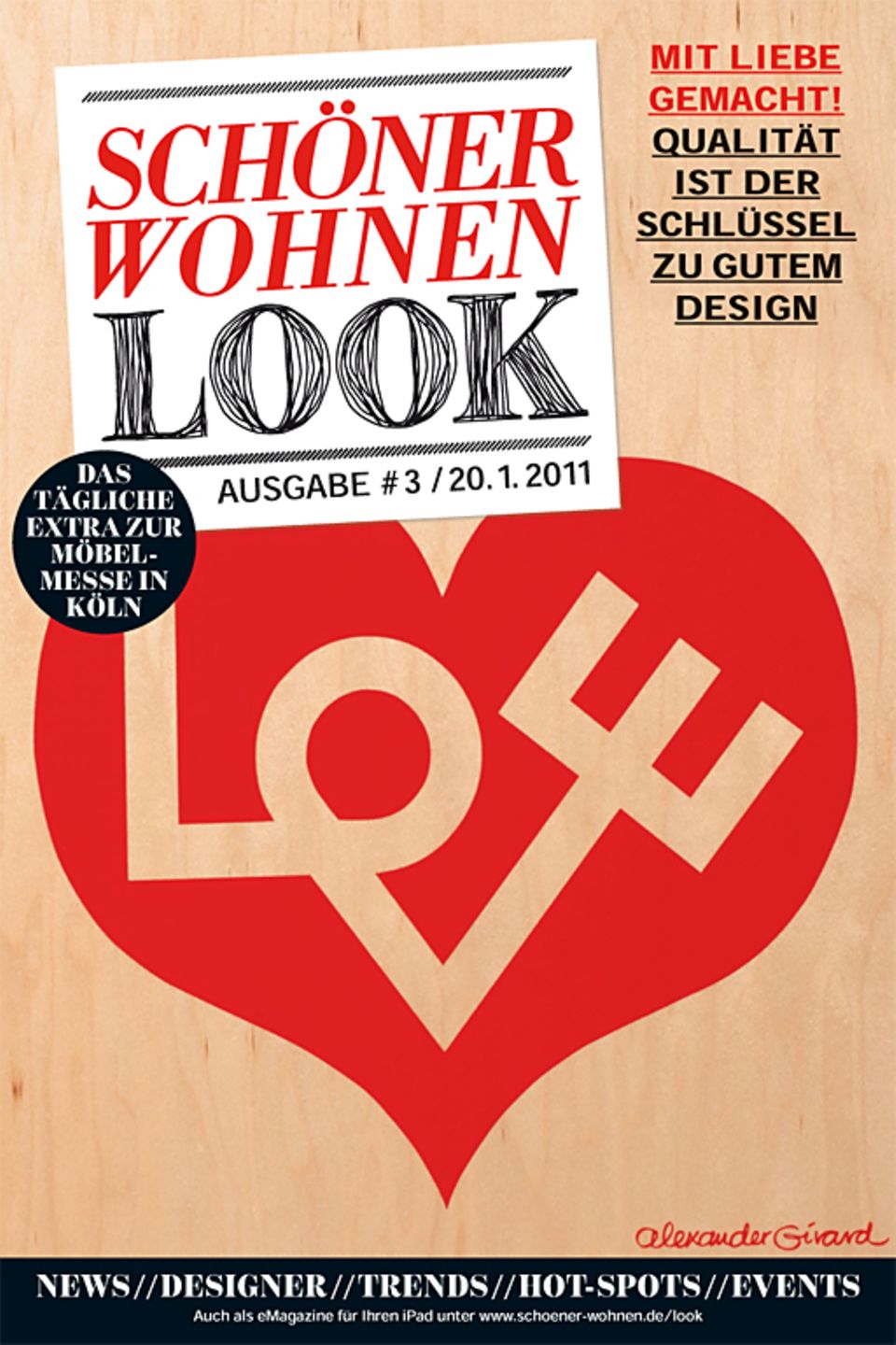 Messezeitung SCHÖNER WOHNEN LOOK Messezeitung SCHÖNER WOHNEN LOOK