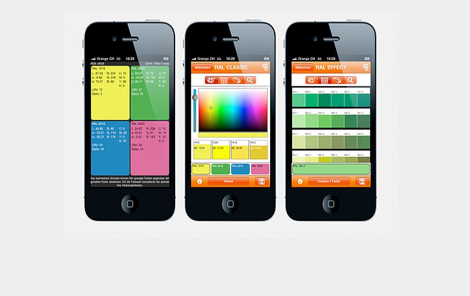 RAL-Farben fürs iPhone