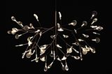 Florale Deckenleuchte mit LED