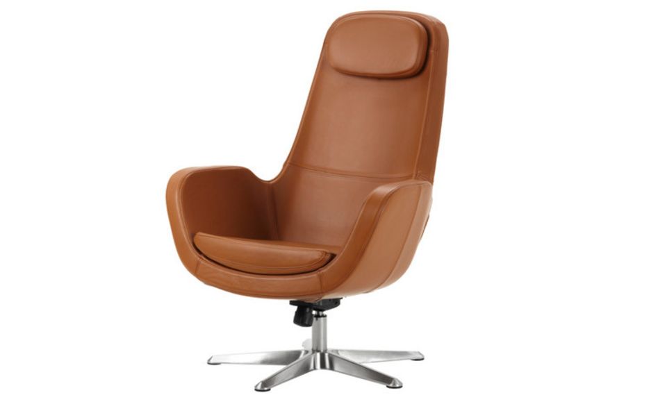 Neuer Ledersessel bei Ikea