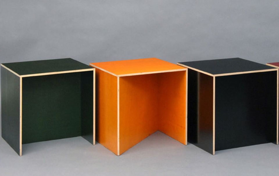 Donald Judd Möbel Furniture Arche Donald-Judd-Ausstellung: 