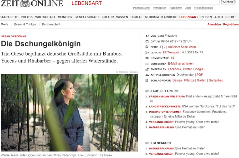 Tita Giese über urbane Pflanzzonen Tita Giese über urbane Pflanzzonen