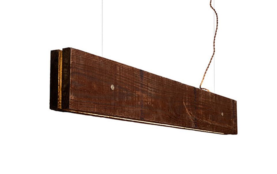 LED-Leuchte "Plank" aus Holz
