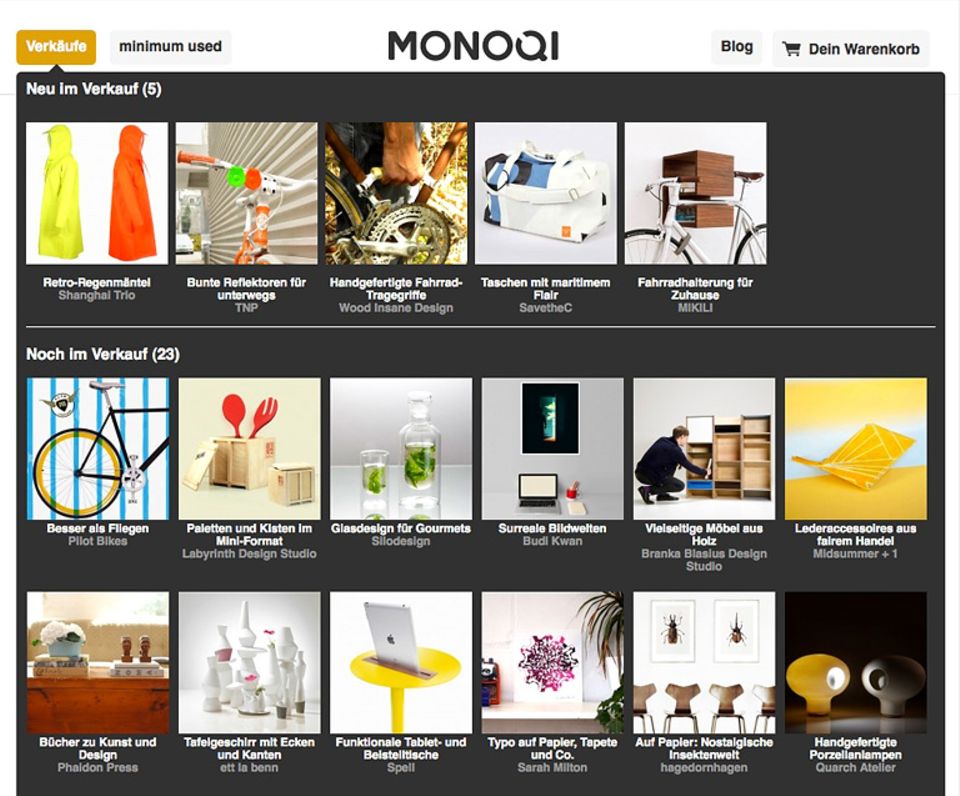 Monoqi: junges Design mit Stil