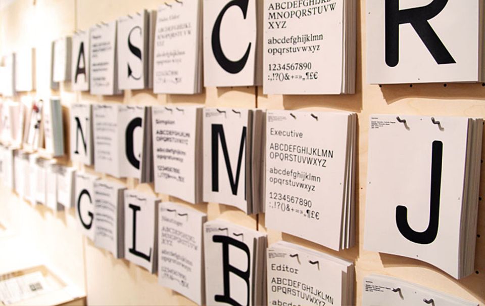 Typografie-Ausstellung im Berliner Bauhaus-Archiv