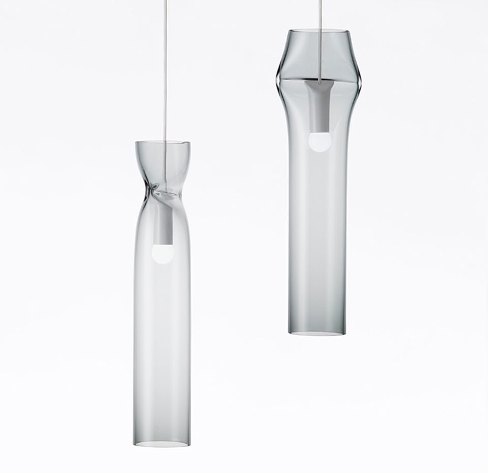 Gläserne "Press Lamp" von Nendo für Lasvit