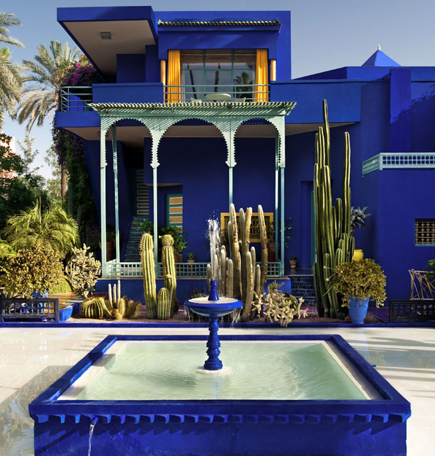 Atelierhaus und Garten des Malers Jacques Majorelle in Marrakesch.