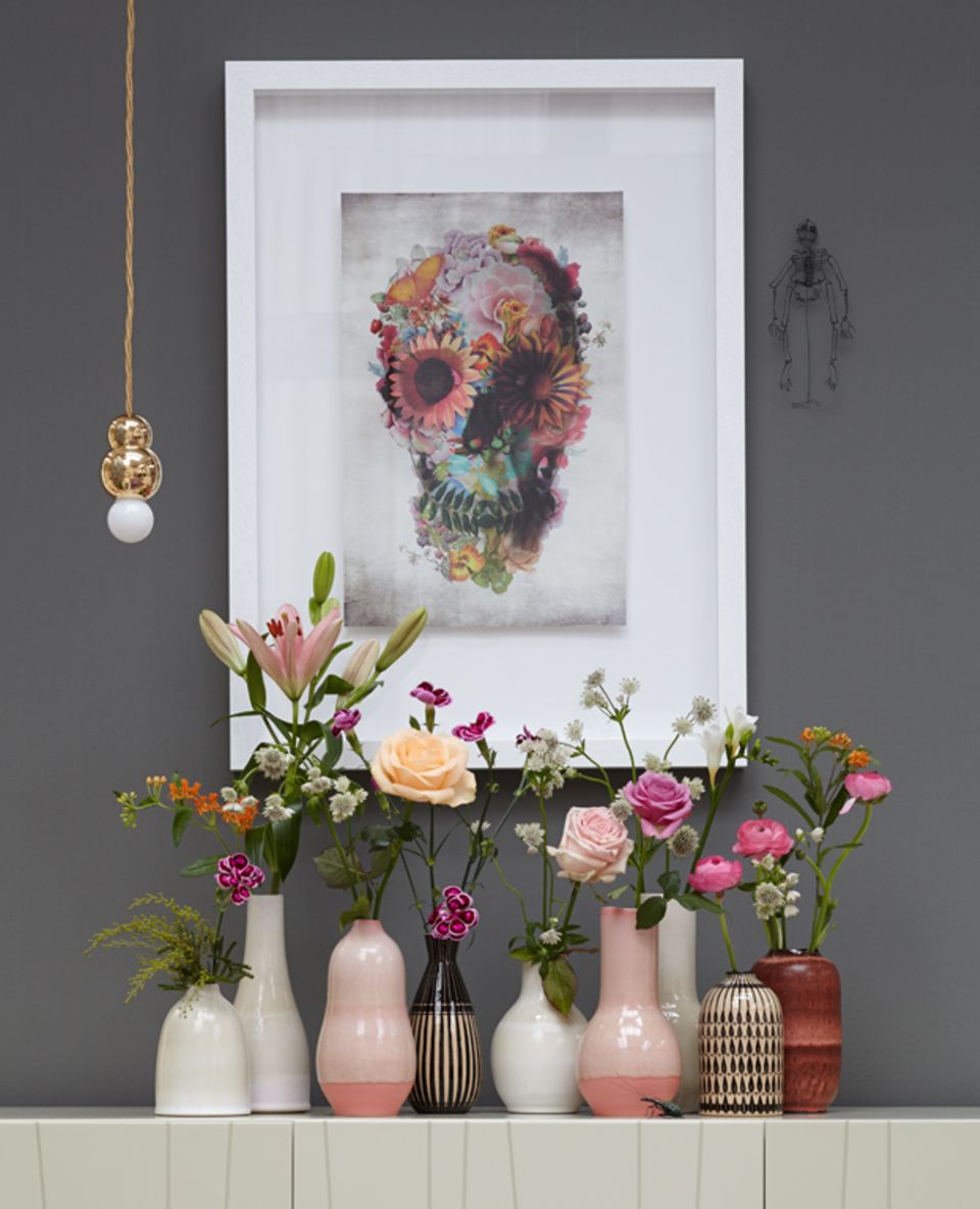 Mit Blumenmuster einrichten Mit Blumenmuster einrichten