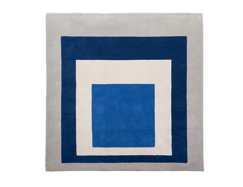 Der "Homage to the Square"-Teppich mit einem Motiv von Josef Albers