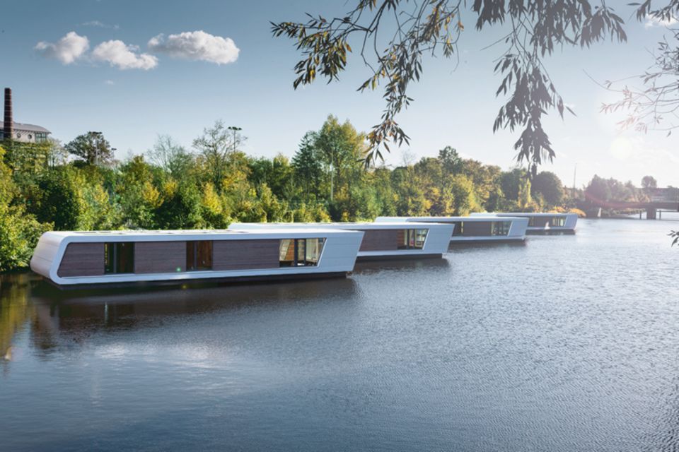 Hausboote "Floating Homes" in Hamburg suchen Bewohner