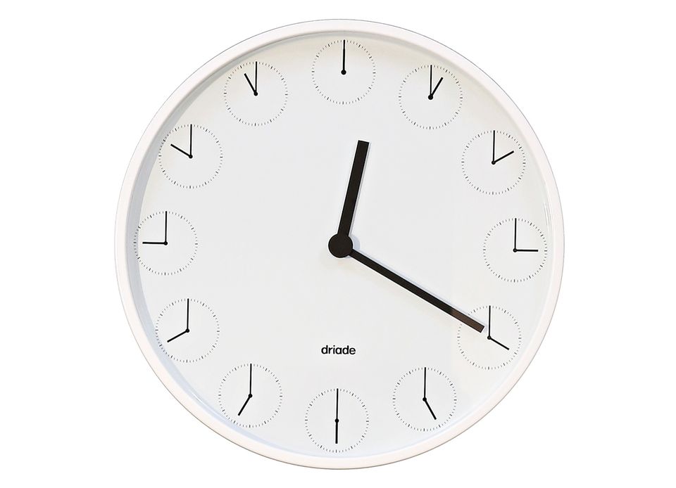 Wanduhr "Clock in Clock" von Nendo für Driade