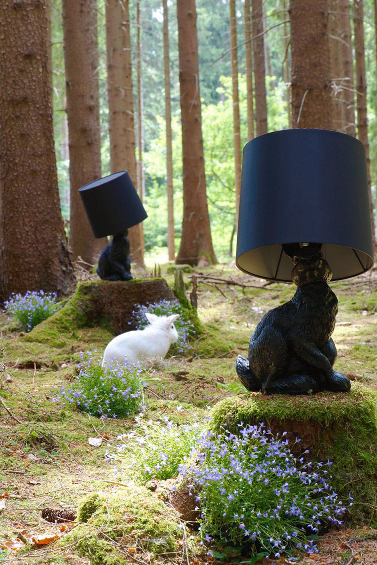 Leuchtende Hasen: "Rabbit-lamp" von Moooi