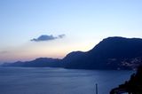Panoramablick an der Amalfi-Küste