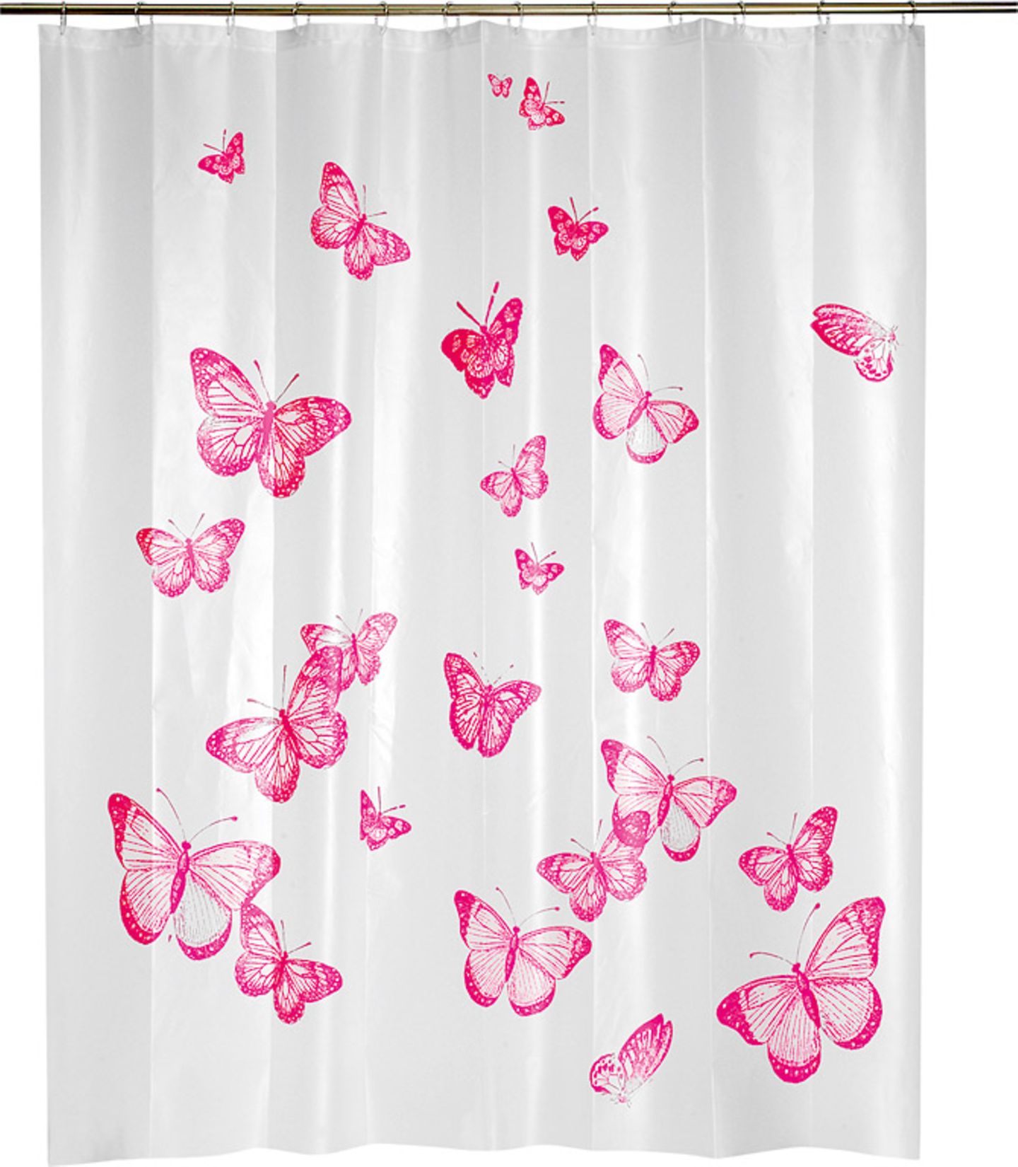 Duschvorhang mit Schmetterlingen