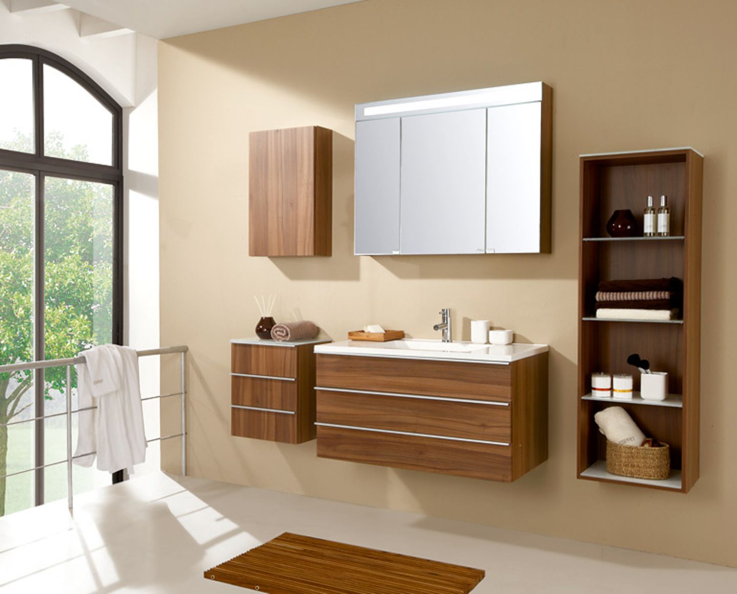 Лучшая мебель для ванной. Puris Esprit 90 см. Мебель для ванной комнаты. Комплект мебели для ванной. Современная мебель для ванны.
