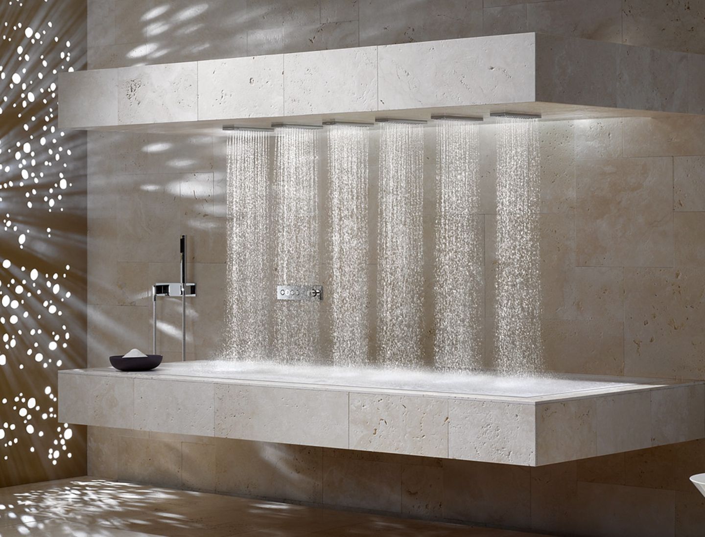 Duschen mit Luxus-Feeling: "Horizontal Shower" von Dornbracht