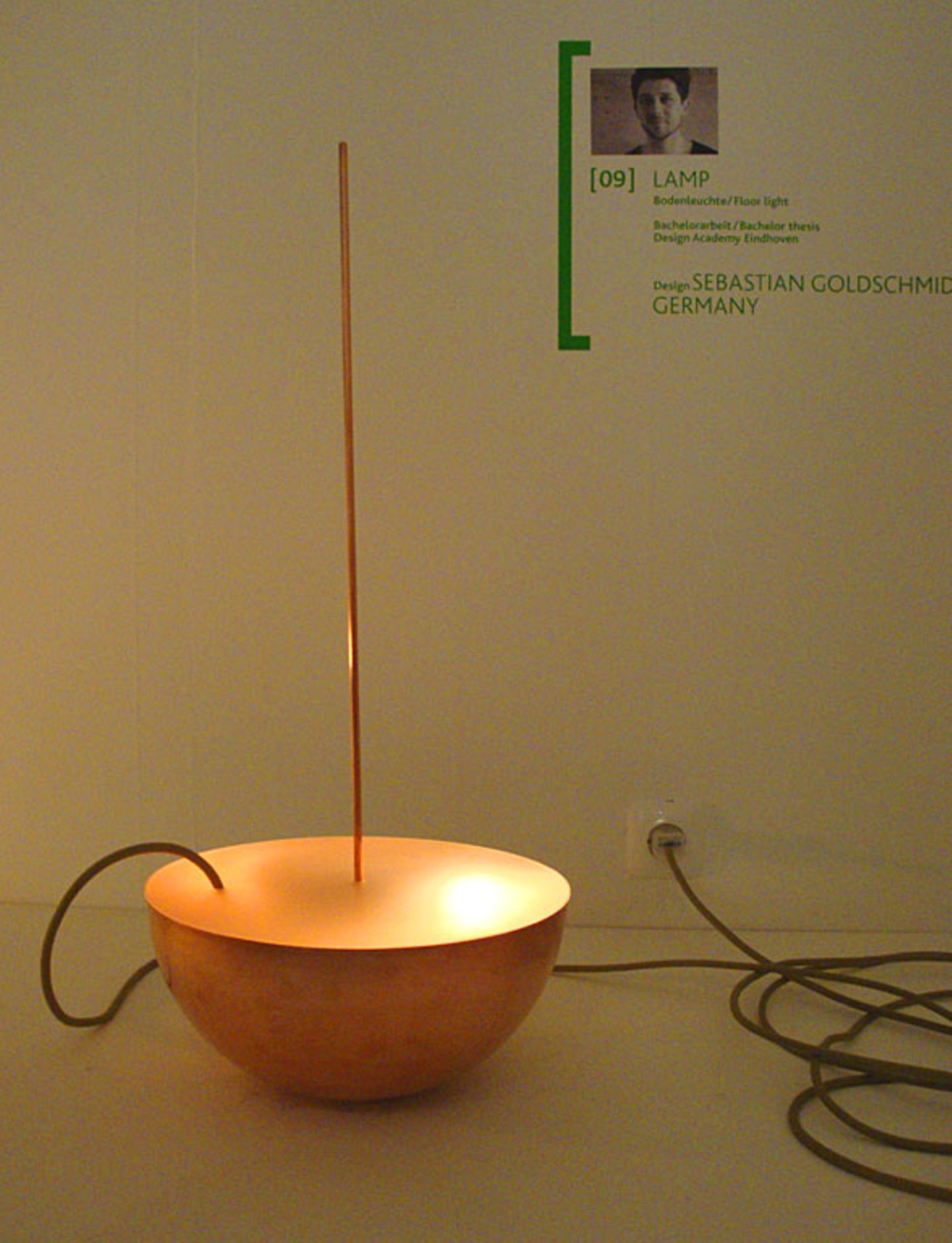 Leuchte "Lamp" von Sebastian Goldschmidtböing