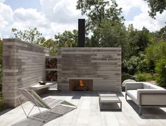 Außenkamin auf der Terrasse - [SCHÖNER WOHNEN]