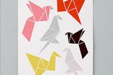 Falt-Vögel: "Origami Birds" von Dottir and Sonur