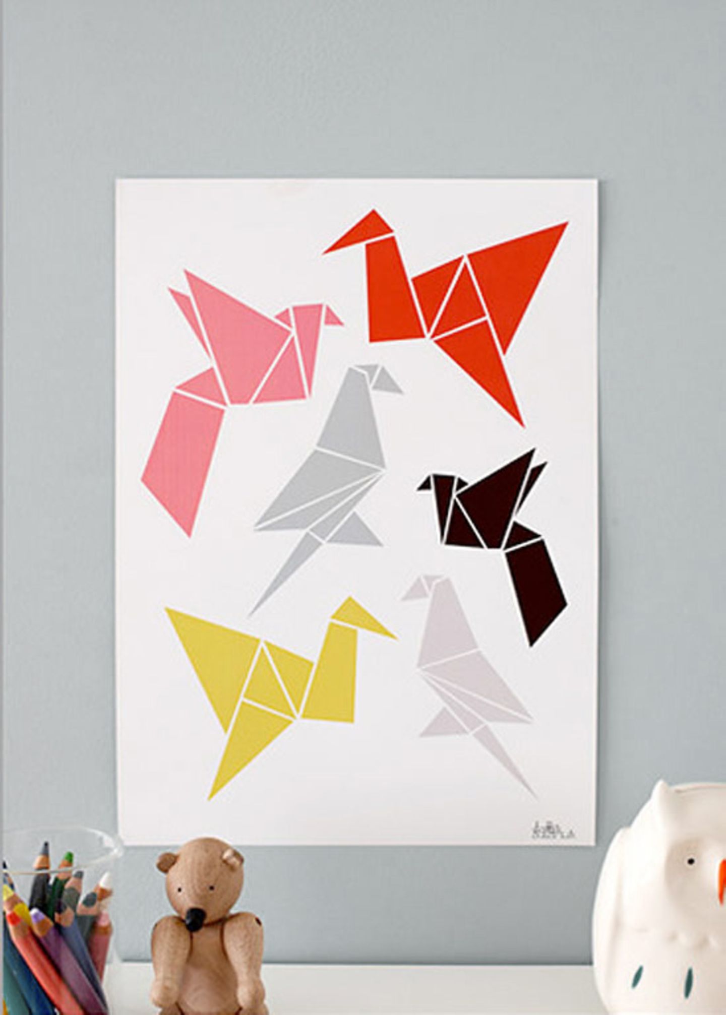 Falt-Vögel: "Origami Birds" von Dottir and Sonur