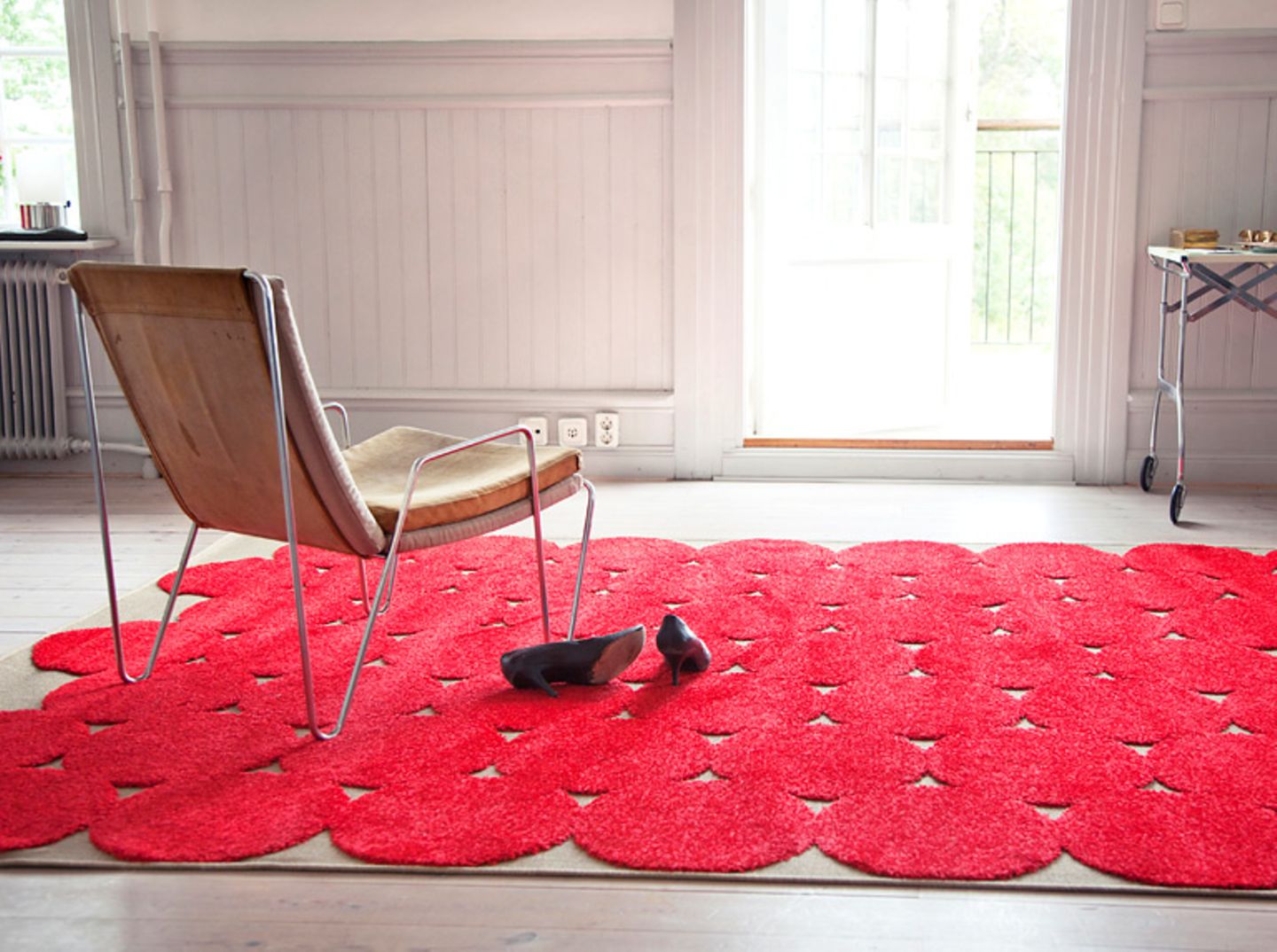 Möbel & Accessoires: Pop-Art für den Boden: Kurzflorteppich 