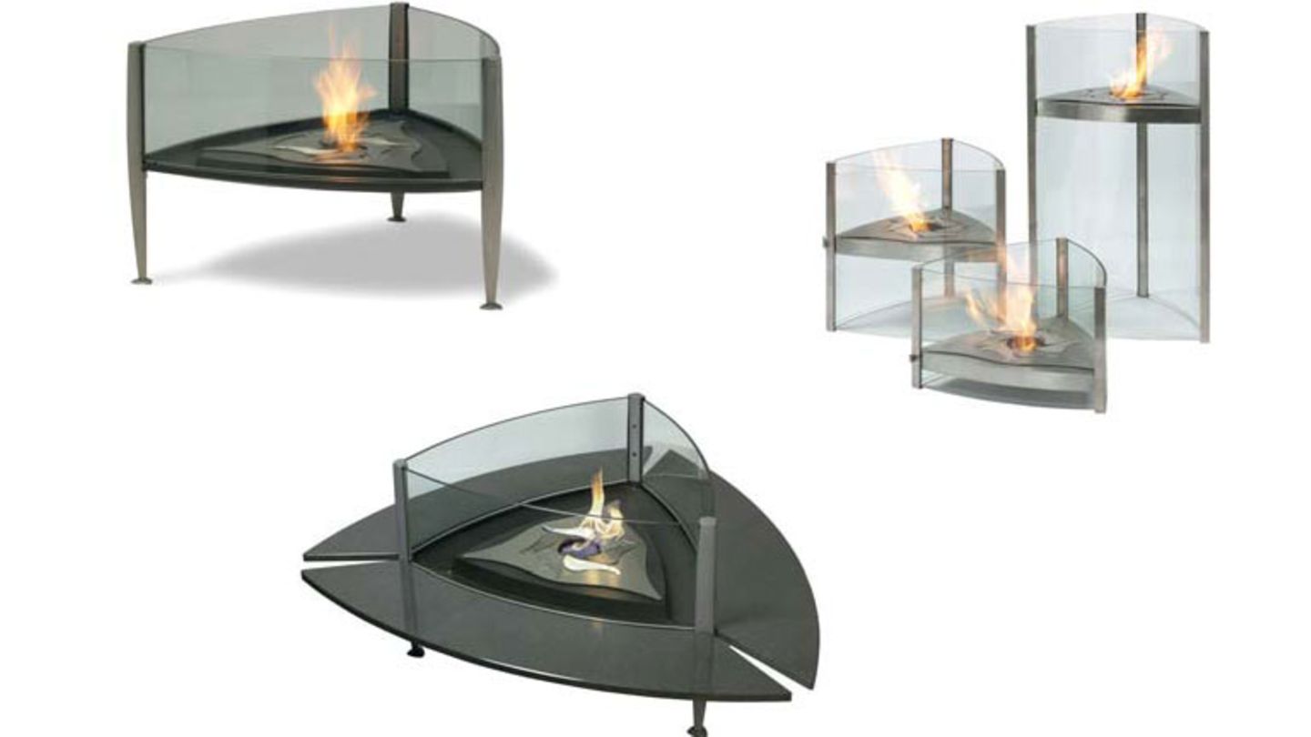 Bioethanol Kamin "Hall of Flame" - [SCHÖNER WOHNEN]