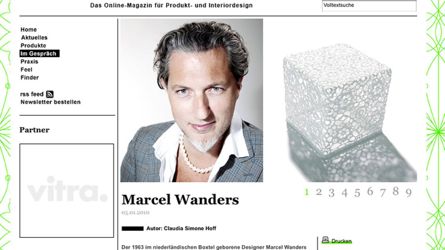 Marcel Wanders im Interview [SCHÖNER WOHNEN]