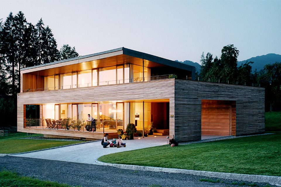 Holzhaus mit Lärchenfassade