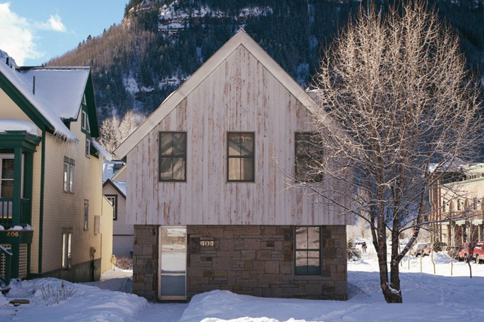 Minimalistisches Einfamilienhaus