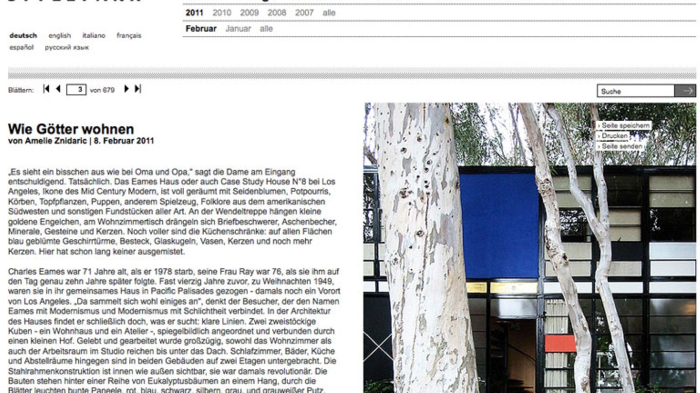 Wie die Eames wohnten - [SCHÖNER WOHNEN]