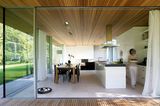 Küche mit Terrassenanschluss